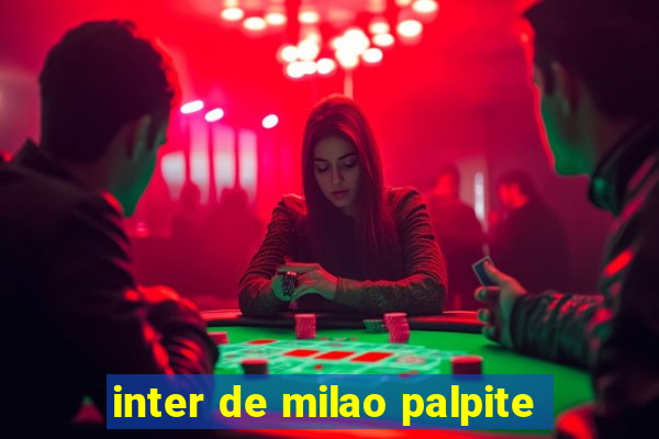 inter de milao palpite